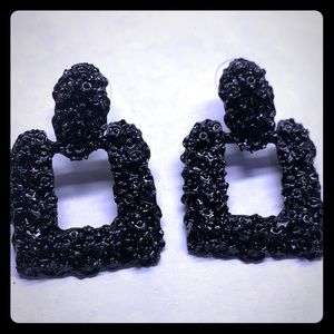 Black earrings